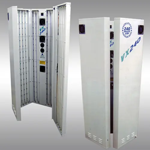 VX240 and VT20 High performance vertical tanning beds