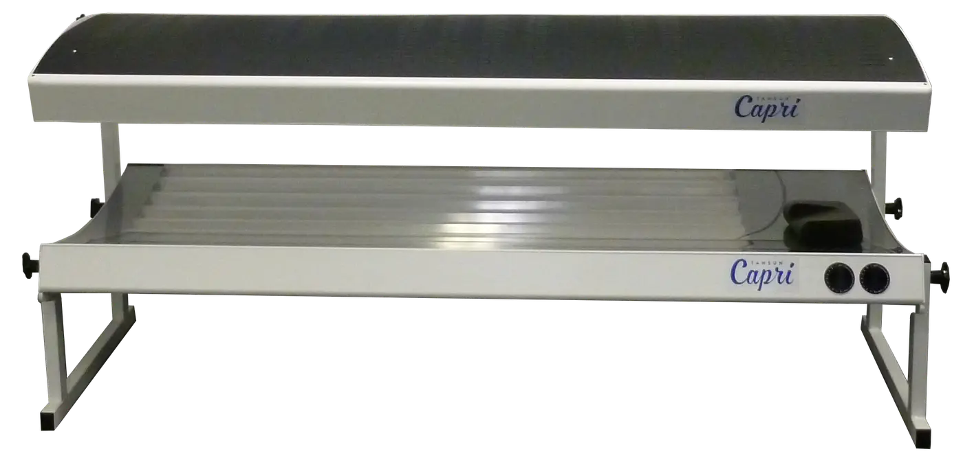 Brand New for 2018  Super-fast curved 19-tube double sunbed